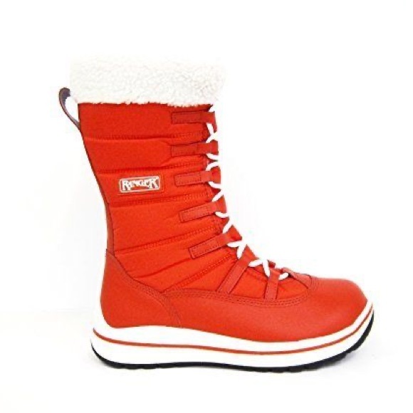 Ranger Shoes | Ranger Snow Angel Boots | Color: Orange/White | Size: 7 | Nayalyssa's Closet